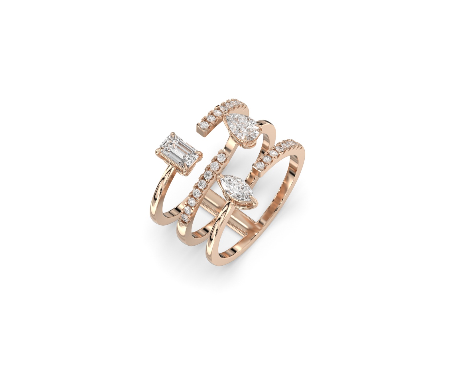 Multi-Stone Diamond Ring