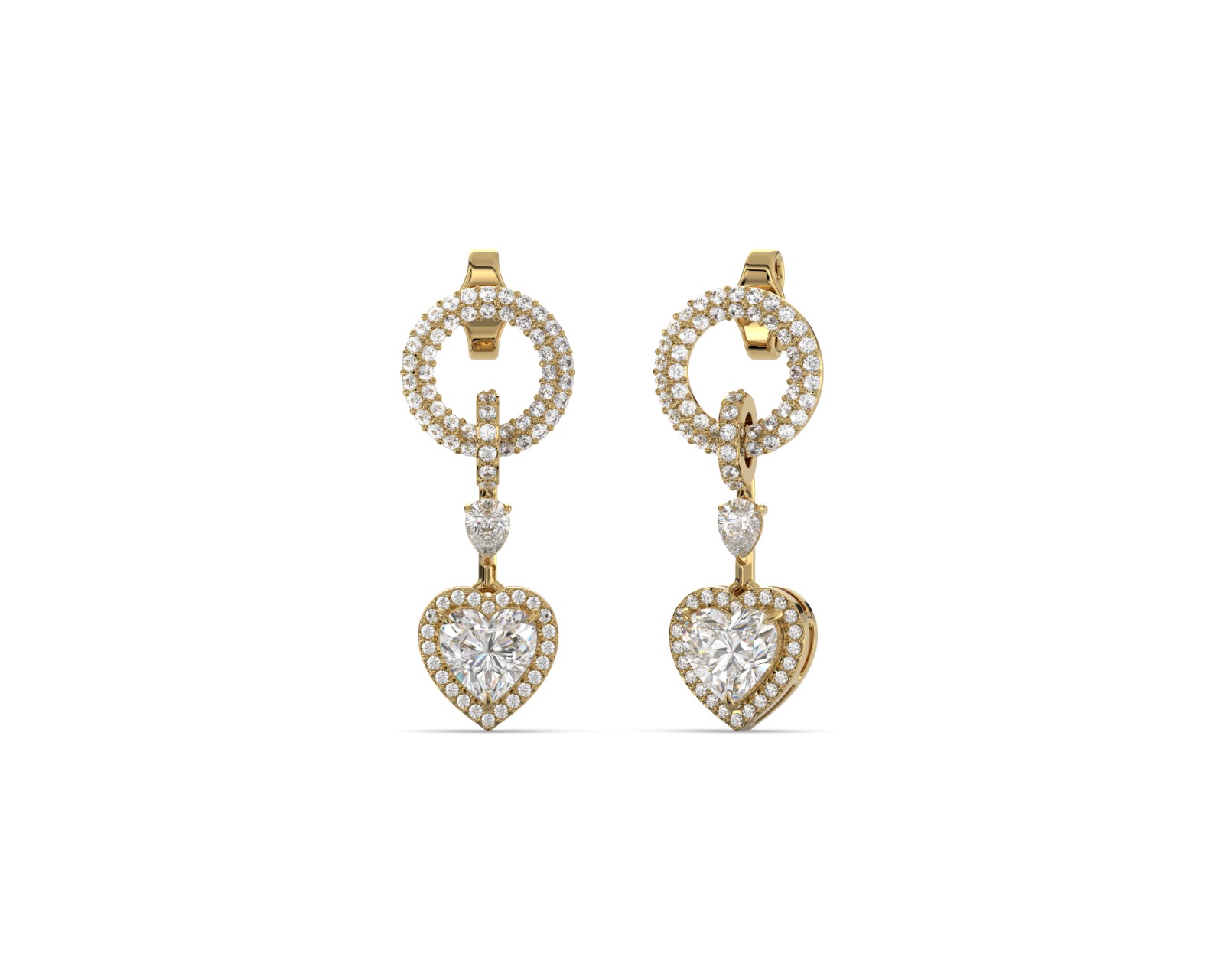 Diamond Heart Drops
