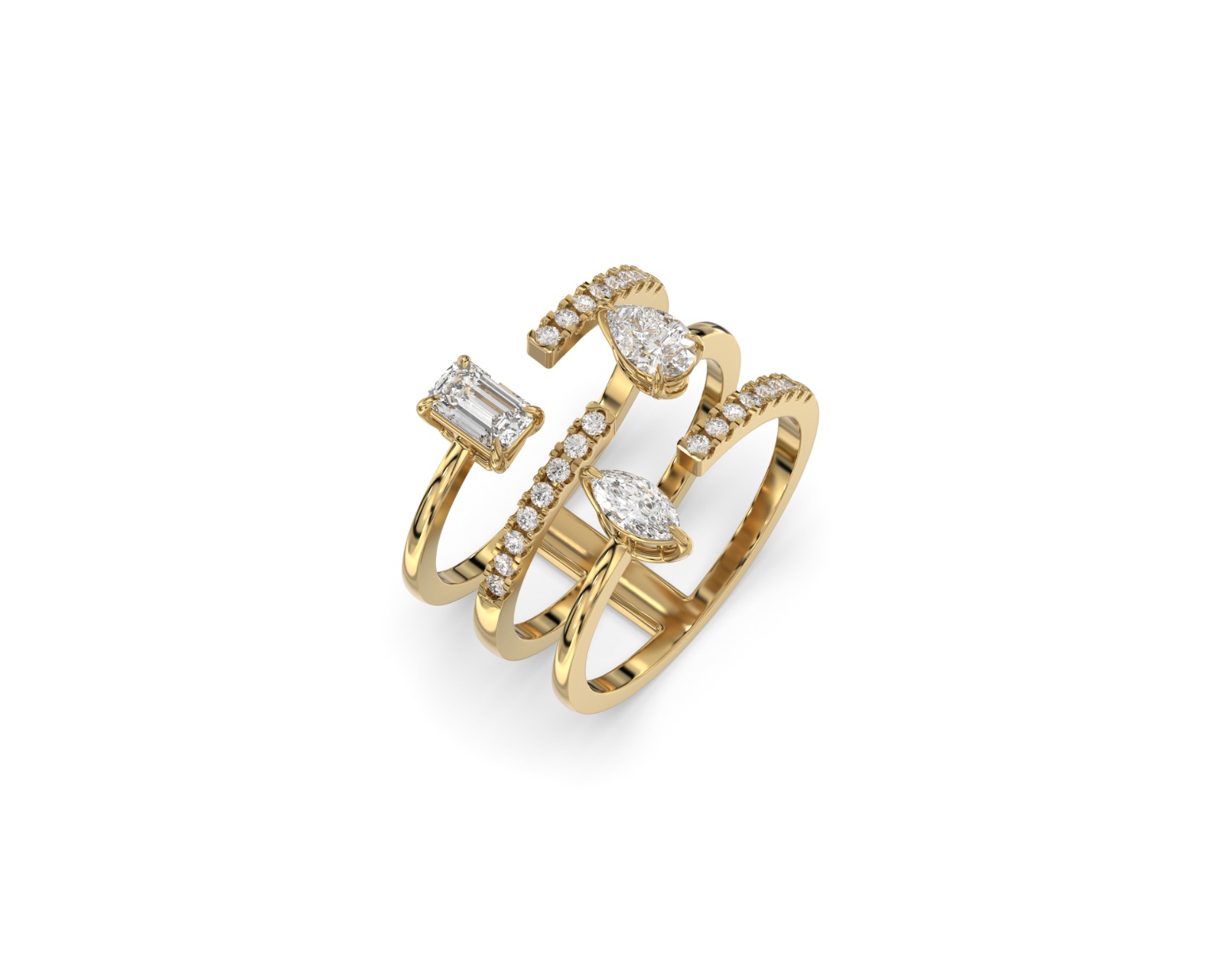 Multi-Stone Diamond Ring