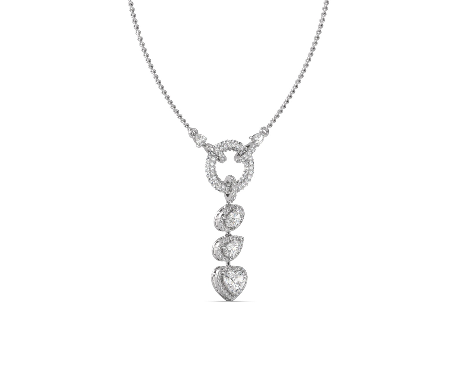 Heart Diamond Necklace