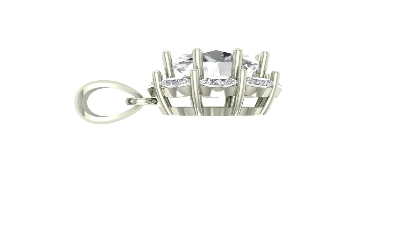 Solitaire Diamond Pendant