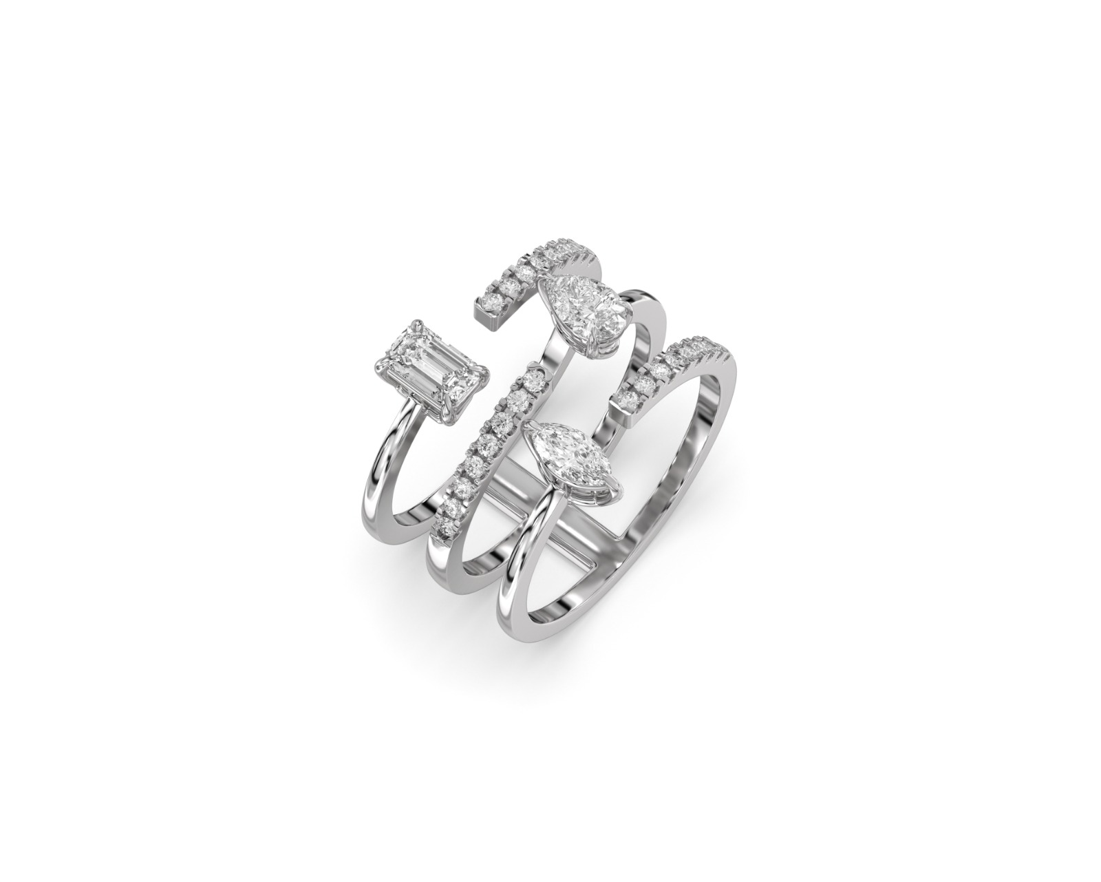 Multi-Stone Diamond Ring